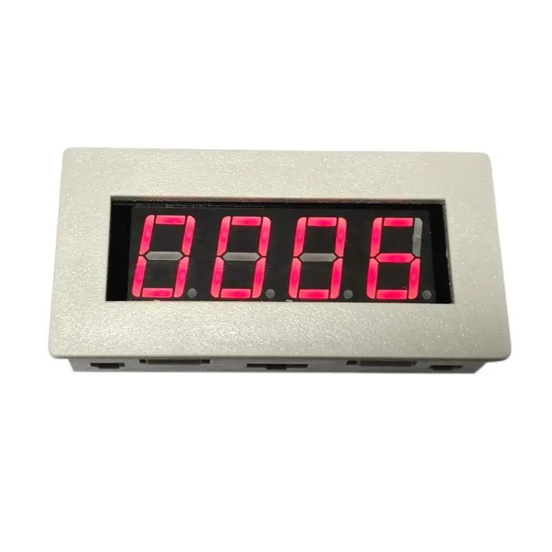 Multipurpose Trigger Counter Module Accumulator Durable 4-Digits Display Red 0.56inches Industrial Control Square