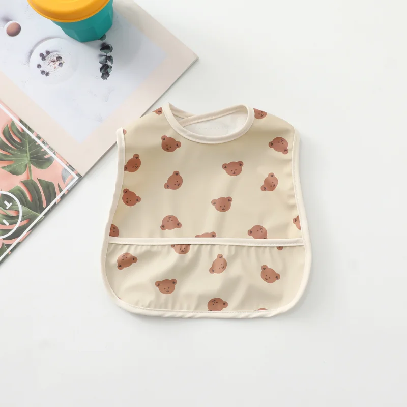 Baby Bibs Newborn Baberos Fashion Waterproof Feeding Unisex Bib Eating Anti-dirty and Saliva Pocket Accessories For Girls Boys