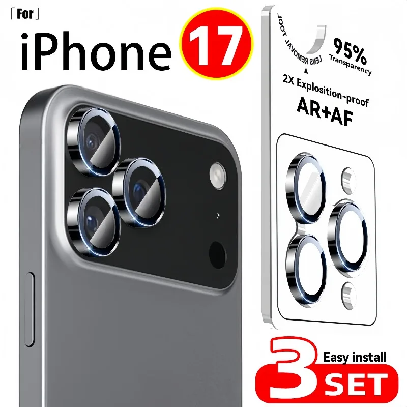 

For IPhone 17 Pro Max/17 Pro Camera Lens Protector Alignment Kit Tempered Glass Anti-Scratch Cover Protective Films for IPhone17
