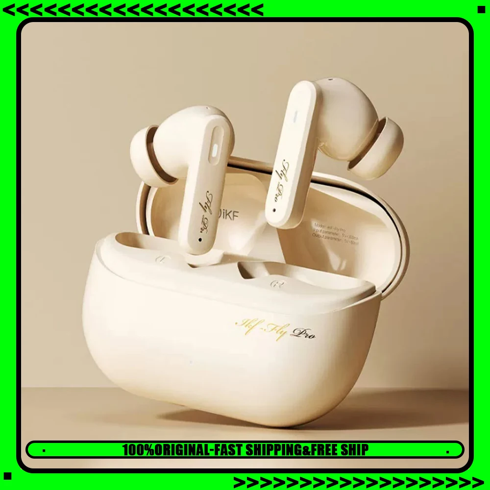 iKF Fly Pro Wireless Headphones -42dB Active Noise Reduction Esports Headset 13MM Surging Big Dynamic Horn Light Weight Gifts