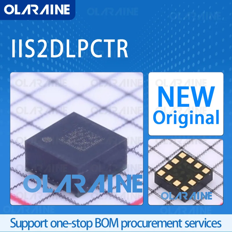 

1/5/10Pcs IIS2DLPCTR LGA-12 original 100% new ic chip Accelerometer X, Y, Z I2C, SPI Voltage - 3.6 V Current 120 uA