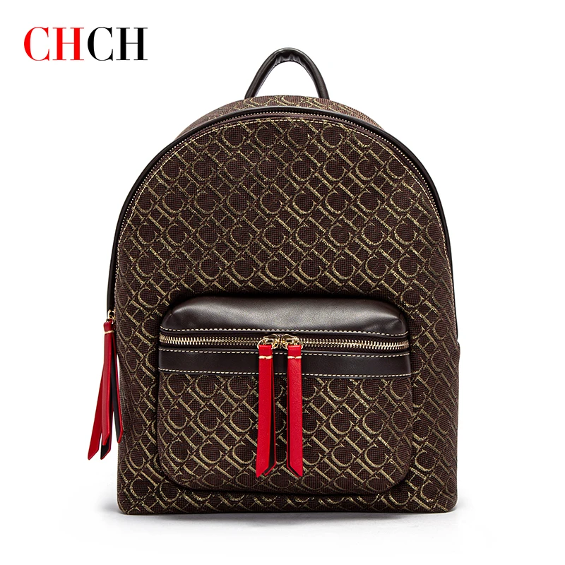 Zaino per serigrafia Jacquard da uomo e da donna HC Luxury Brand 2024 Spring Commuter Campus Backpack