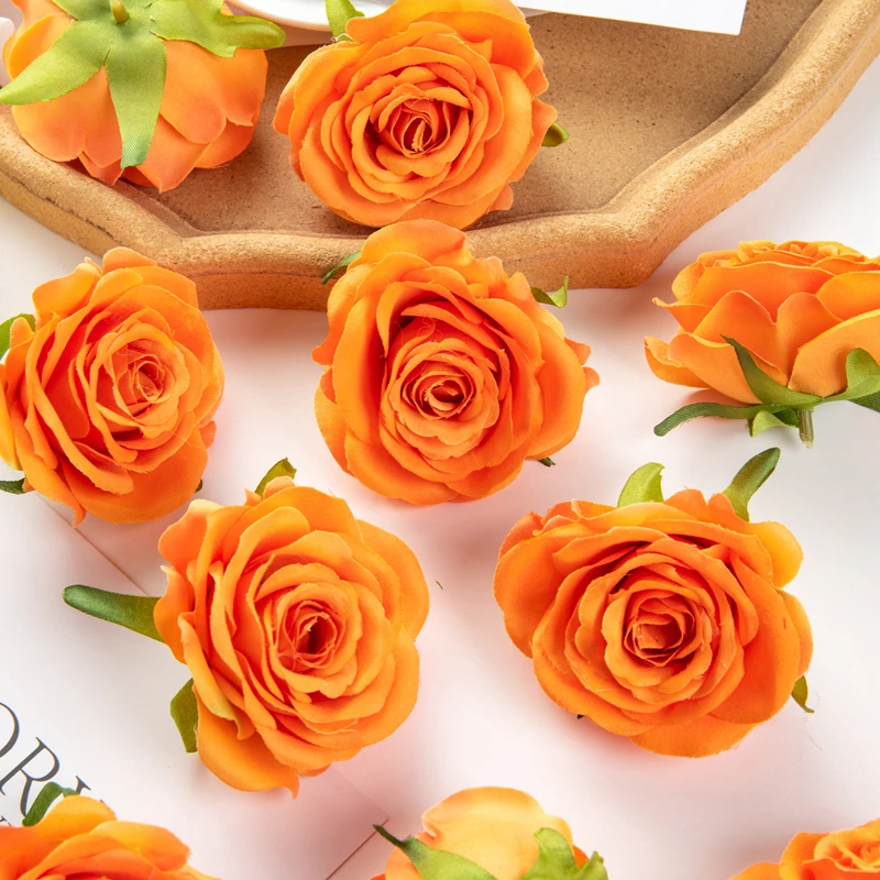10 Stück Künstliche Blumen Weihnachtsdekoration für Zuhause Hochzeit Garten Rosenbogen DIY Party Kuchen Süßigkeitenbox Brautaccessoires Ausverkauf – Detail 9