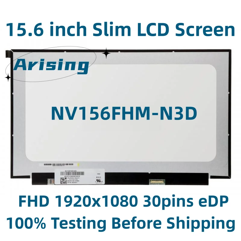 

15.6" Laptop IPS LCD LED Display Matrix Matte 350mm NV156FHM-N3D N48 B156HAN02.3 LP156WFC N156HCA-EAB EAA EBB EA1 N156HGA EA3