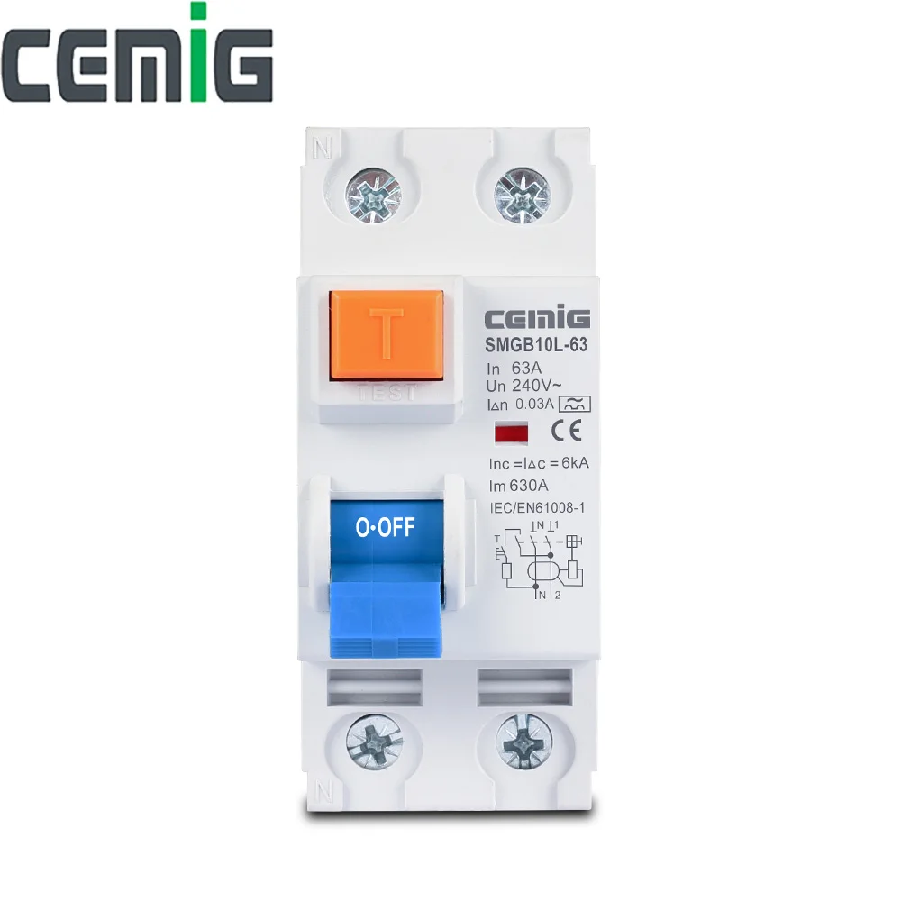 Cemig 2p Typ ein rccb-Fehlerstrom schutzsc halter