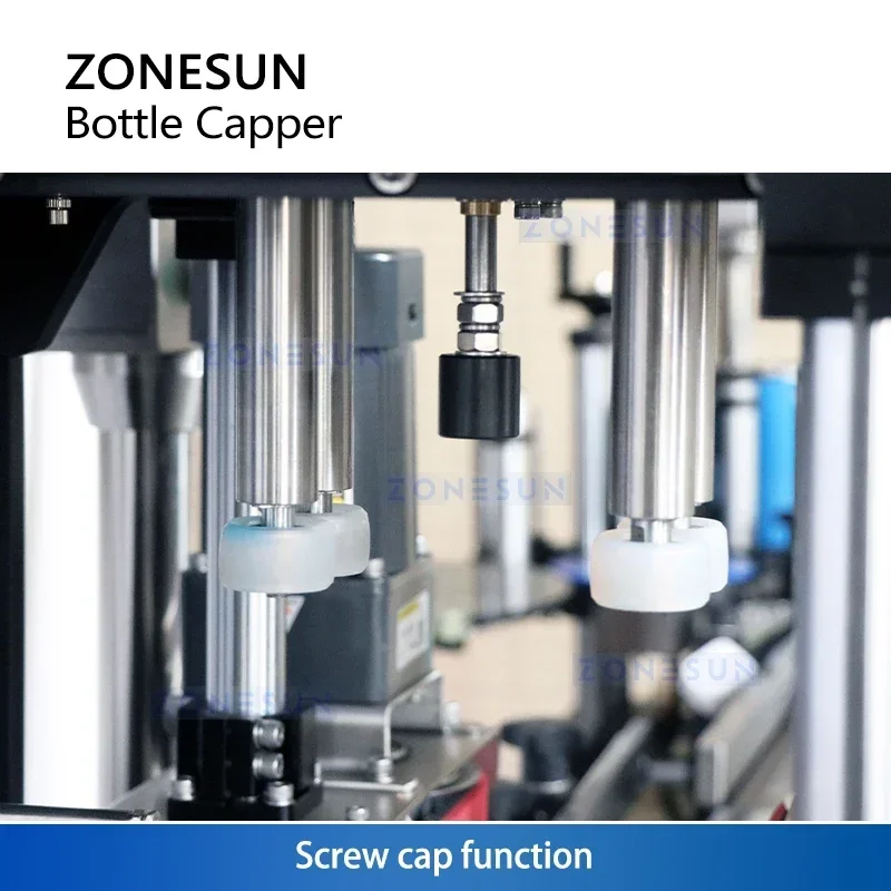 ZONESUN ZS-XG440RSL آلة تغطية غطاء المضخة الأوتوماتيكية مع وحدة تغذية الغطاء 3600bph