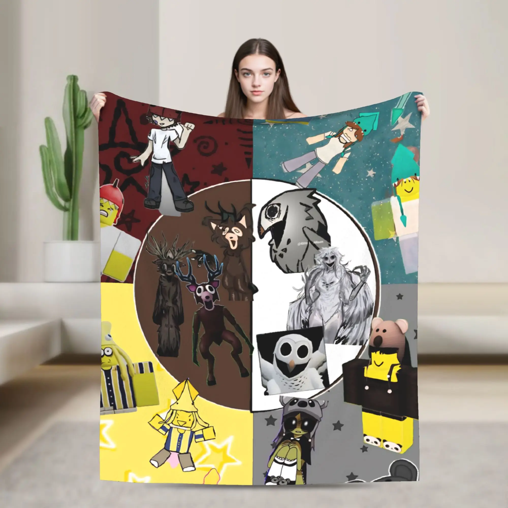 99 Nights in The Forest  Blankets Quality Warm Soft  Throw Blanket Winter Decorative Bedroom Graphic Bedspread