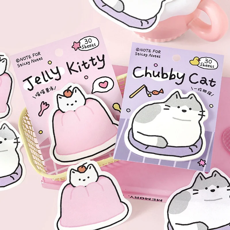 24pcs/lot Kawaii Cat Dog Memo Pad Cute N Times Stationery Label Notepad Bookmark Post School Supplies