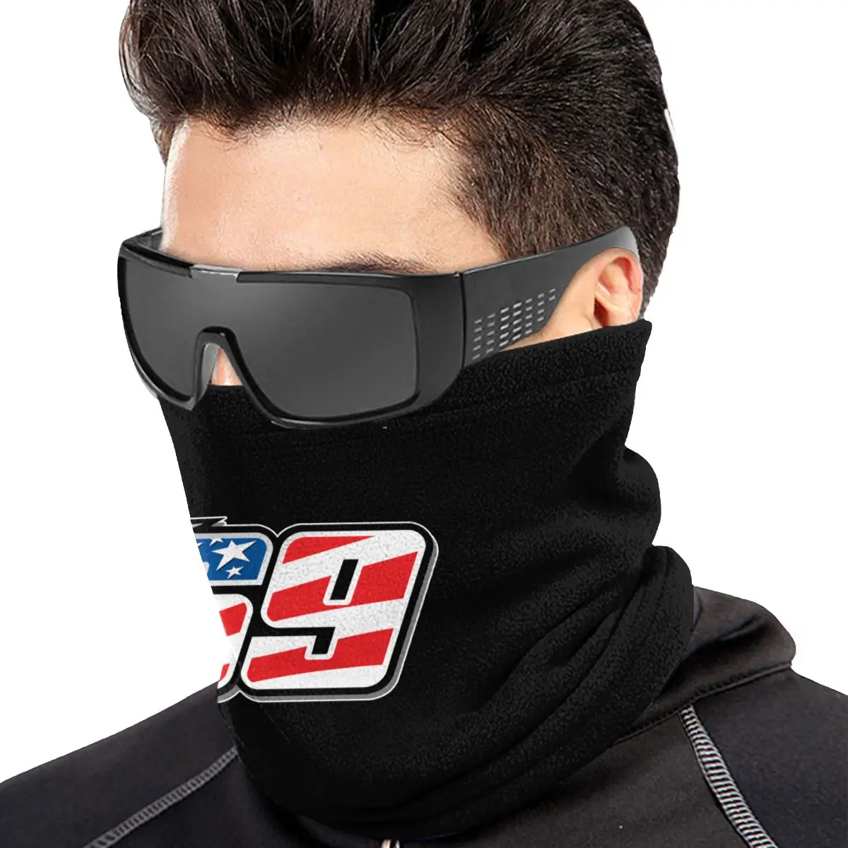 Nicky 69 Hayden Motorcycle Racing Microfiber Neck Gaiter Bandana Scarf Sports Men Women Face Head Wrap