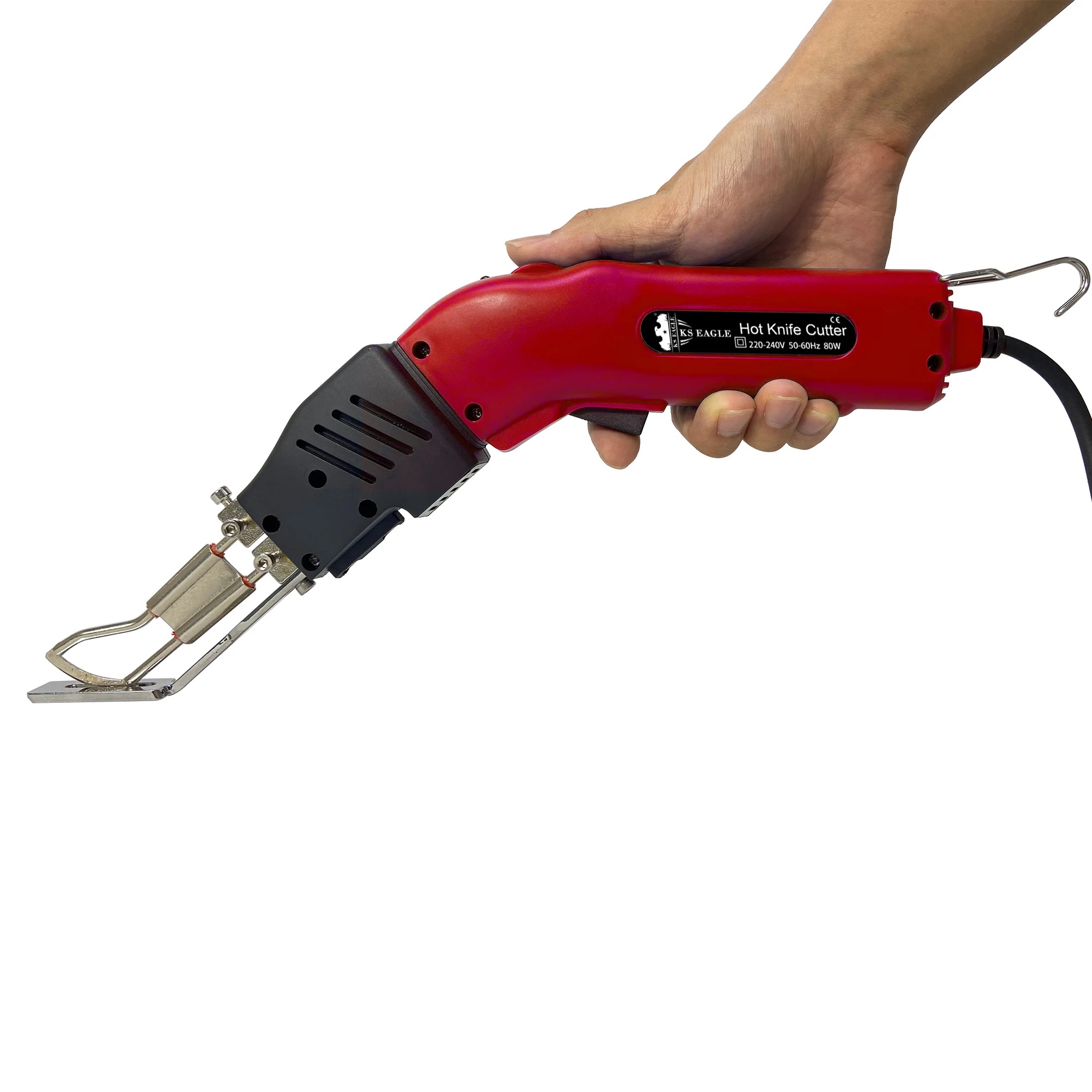 Резак для ткани с воздушным охлаждением Нож для резки ленты Нож для резки лямок Термо-нож для резки ткани Электрический Тепловой Нож Горячий Нож для резки веревки