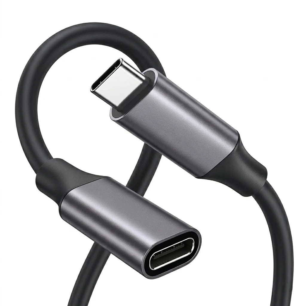 20Gbps USB-C Verlängerungskabel 240W USB3.2 4K@120Hz Typ-C Video-Verlängerungskabel Stecker auf Buchse für Hub PS VR2 iPhone MacBook Switch