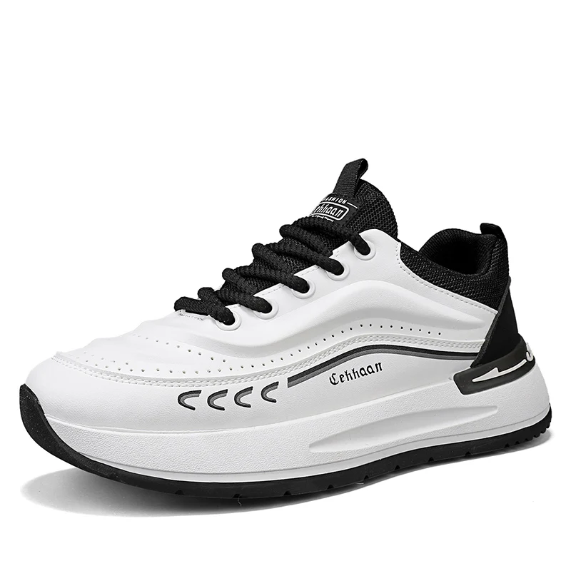 

Новая мужская повседневная спортивная обувь, легкие мужские кроссовки большого размера на толстой подошве для бега на открытом воздухе, мужские лоферы в стиле панк, кроссовки