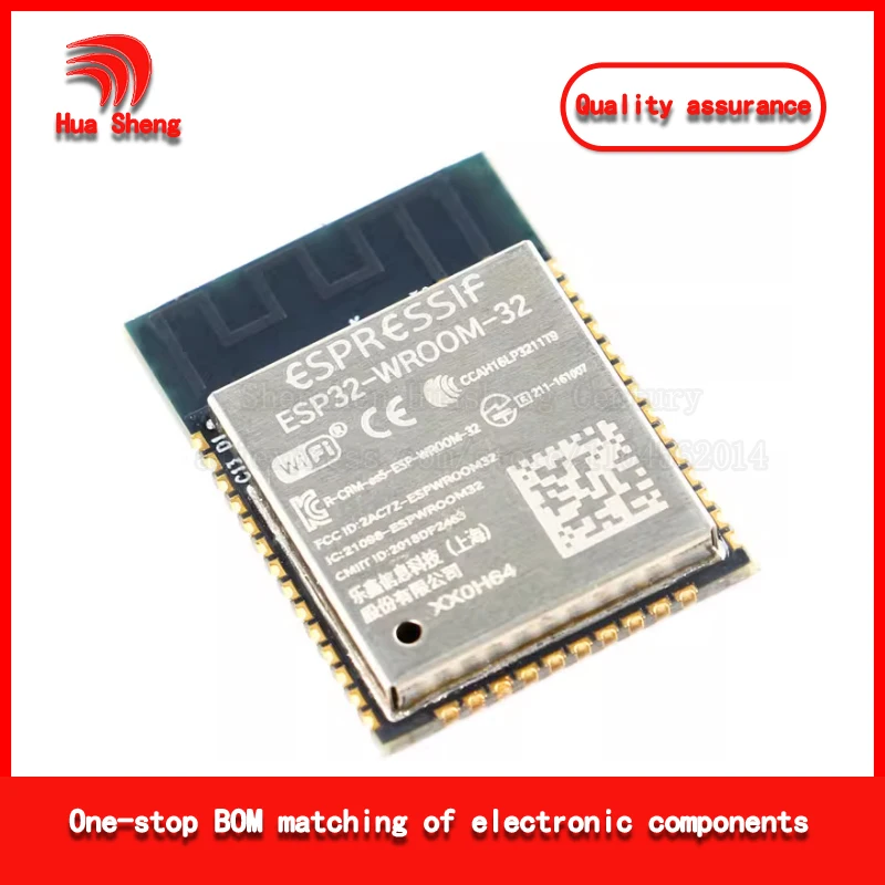 Original Genuine Esp32-Wroom-32 4Mb Dual-Core Wifi&Bluetooth Mcu Module Iot Wireless Module