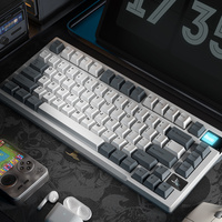 Darmoshark K8 Wireless Mechanical Keyboard Three Mode Bluetooth 2.4g 81 Keys Customization Hot Swappable Rgb Gaming Keyboard