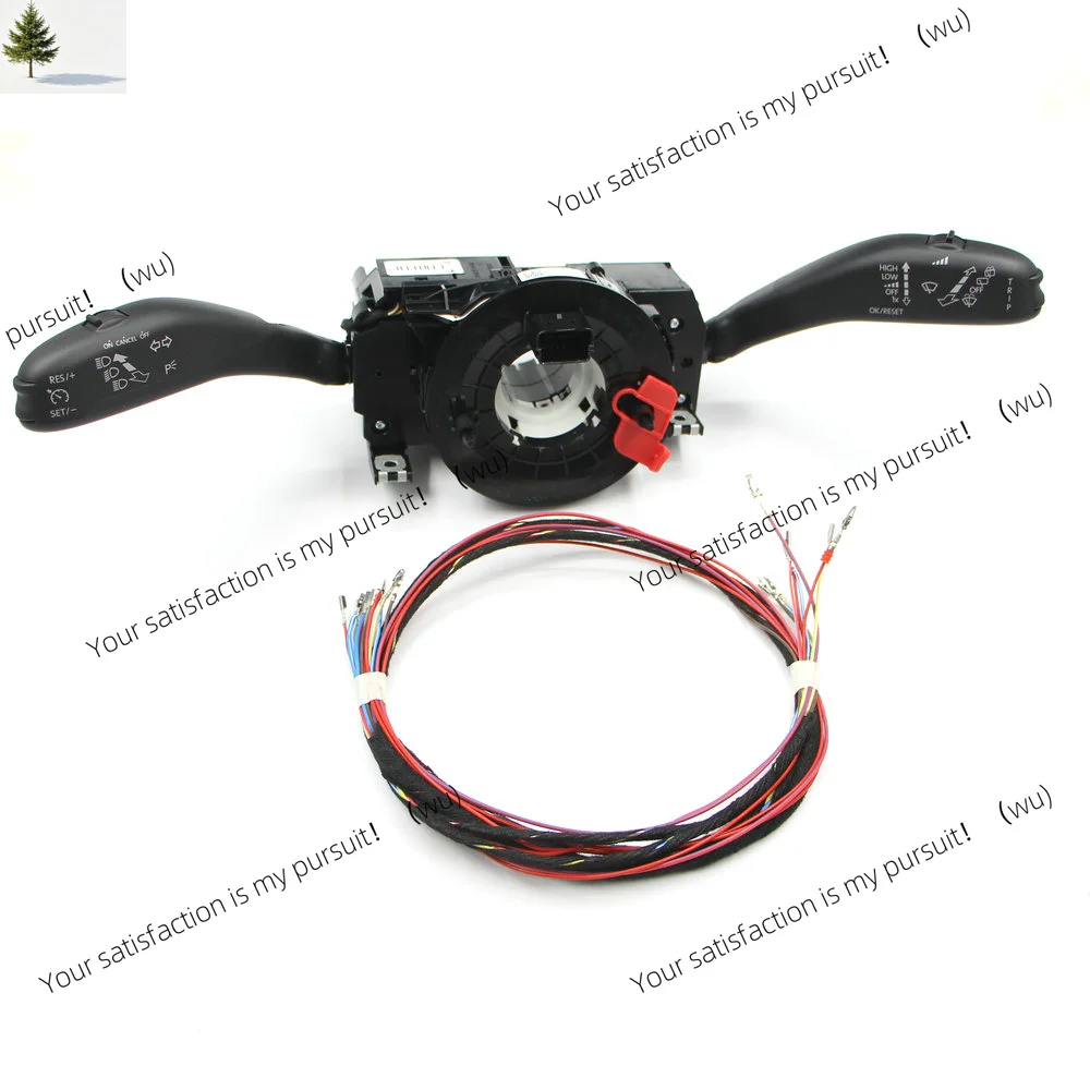 Car Cruise Control Switch System CCS Stalk + Harness for For VW 2011-2016 New Polo Fabia 6RD 953 503 J