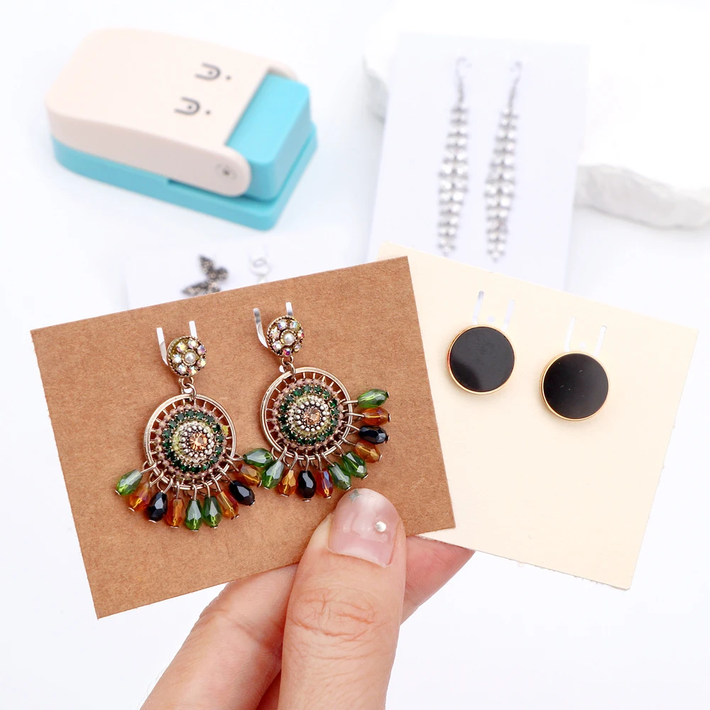 

Инструмент для демонстрации сережек, дырокол для карточек, дыроколы для бумаги ручной работы для изготовления профессиональных сережек «сделай сам», ювелирных карт и поделки из бумаги