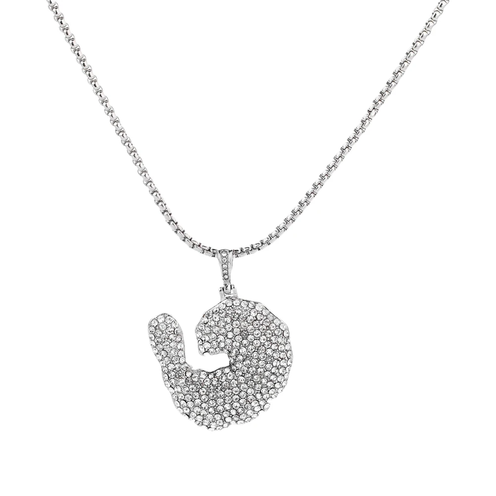 

Woman Diamond-inlaid Pendant Charm Necklace for Women European and American Shrimp