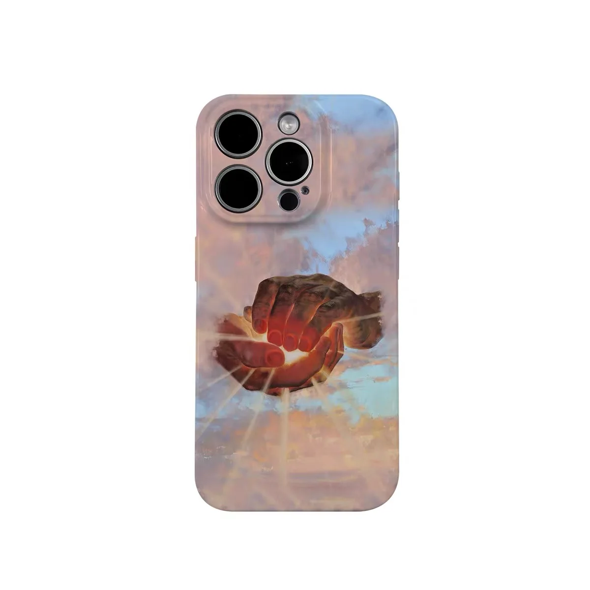 

Orange Color Light Charm Grip Phone Case for IPHONE 17 Air 16E 15 PROMAX 14 Plus 13 12 MINI 11 PRO 16Plus XR Acrylic Phone Cover