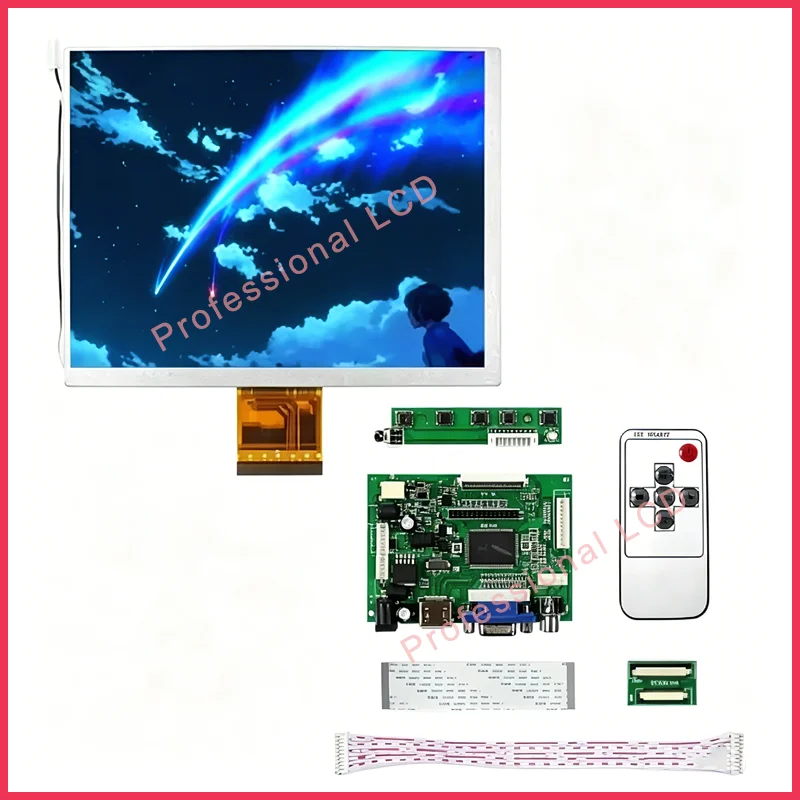 

Original 7 Inch CLAA070MA0ACW 4:3 LCD Display Screen With HDMI VGA Control Driver Board 800*600 CLAA070MA0ACW