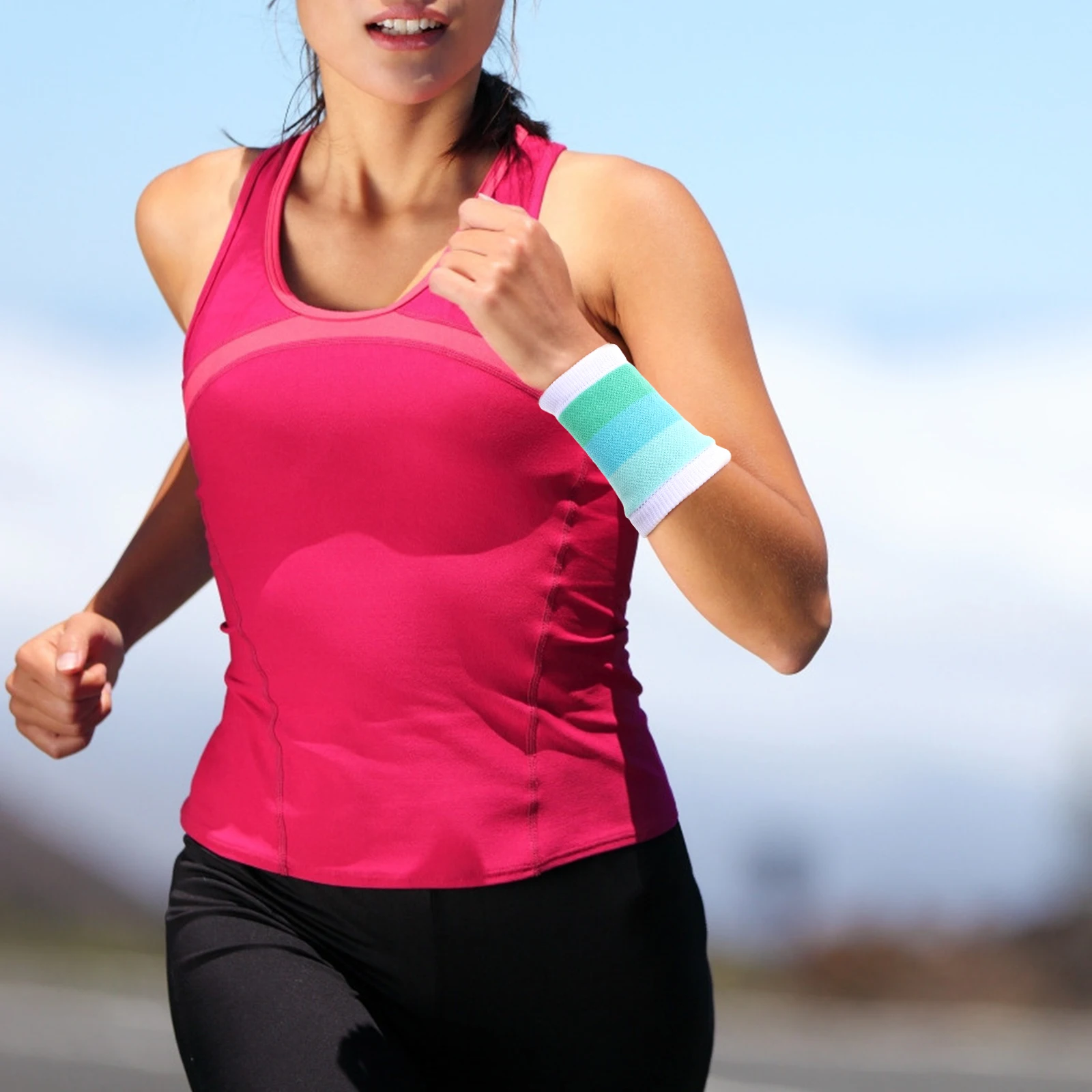 

5 шт., эластичные тонкие бинты на запястье, спортивная поддержка для запястного туннеля, облегчение боли, компрессионный протектор для рукавов, упражнения