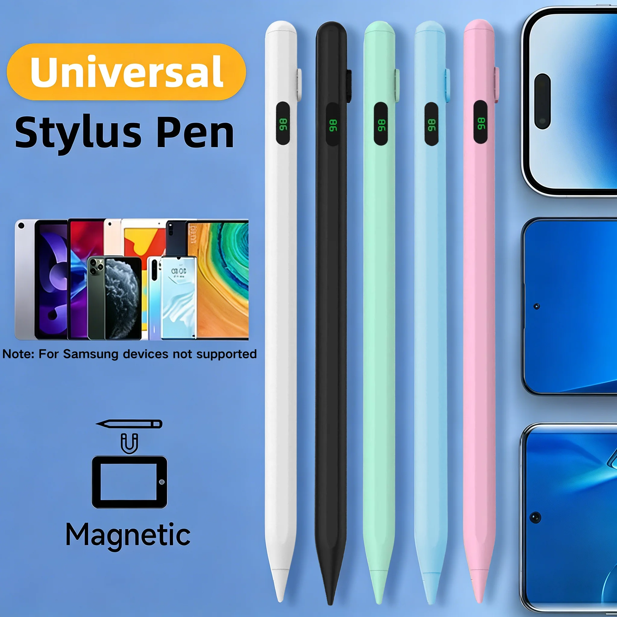Universal Stylus For Huawei Android Samsung Mobile Phone Xiaomi Stylus With Magnetic Function Apple Stylus Tablet Ipad Pen
