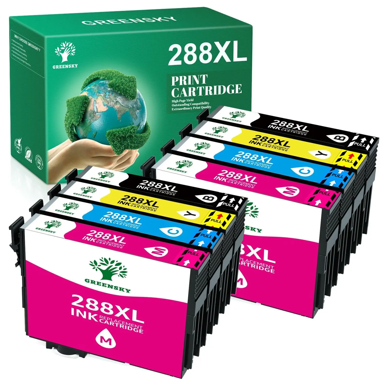 

Набор чернильных картриджей 8pk 288XL для Epson expressions XP440 XP446 XP430 XP330 XP434