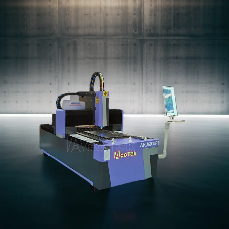 

Небольшая машина для волоконной лазерной резки 600x1000 мм Лазерная резка для резки нержавеющей стали углеродистой стали железа