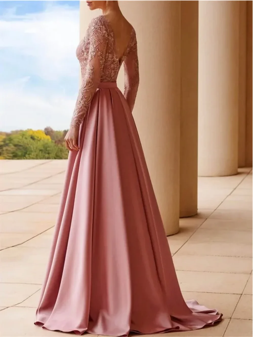 Customized Saudi Arabia  Evening Jersey Applique Draped Sash Engagement A-line O-Neck Bespoke Occasion Gown Long Dresses