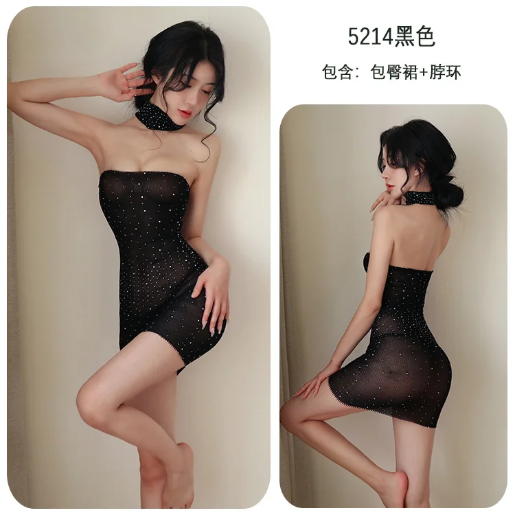 

Длинная ночь, сексуальное женское белье, страстное, нет необходимости снять, чулки в сетку, горячее боди со стразами, одежда в сеточку больших размеров