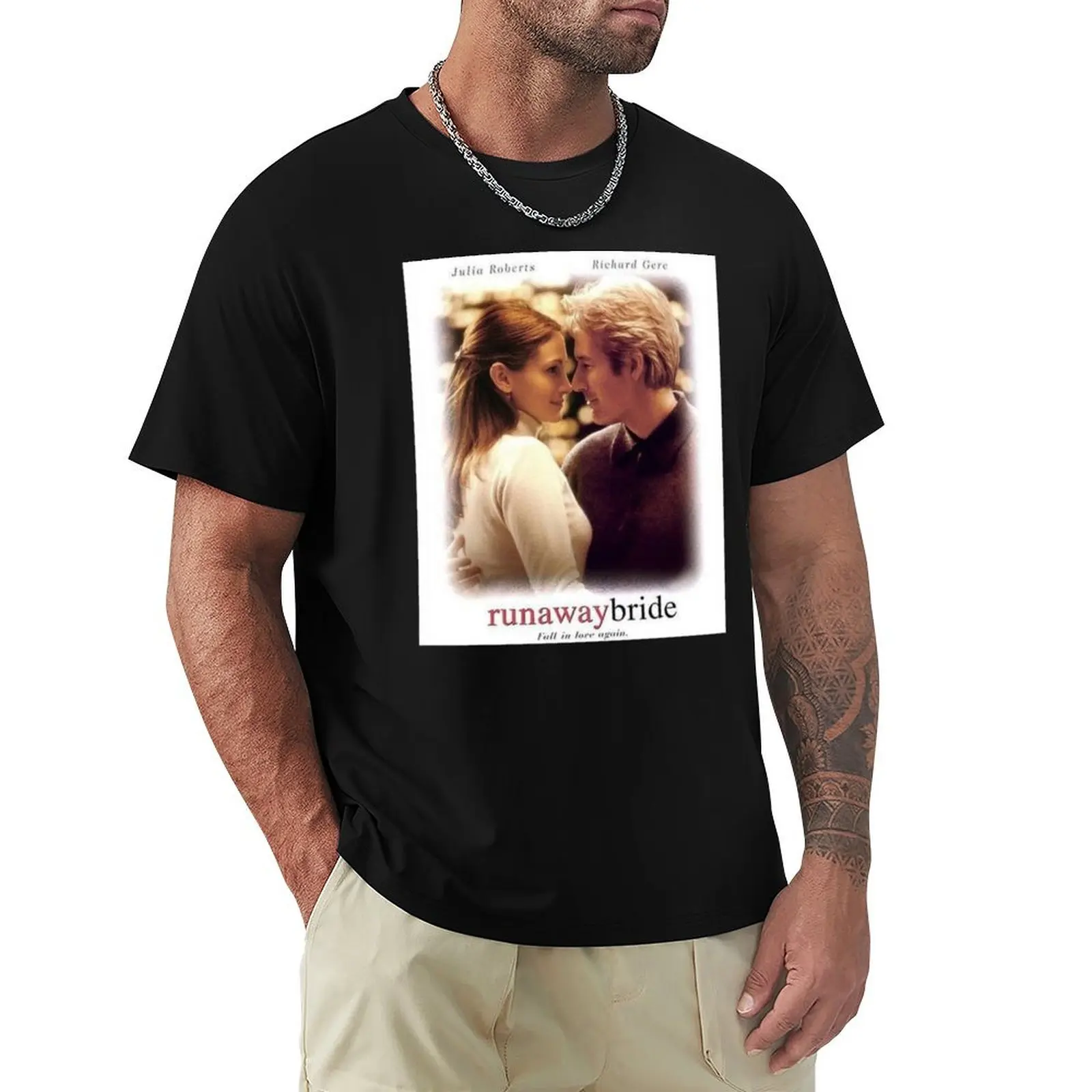 Runaway Bride Movie Julia Roberts T-Shirt man t shirt summer T-Shirt