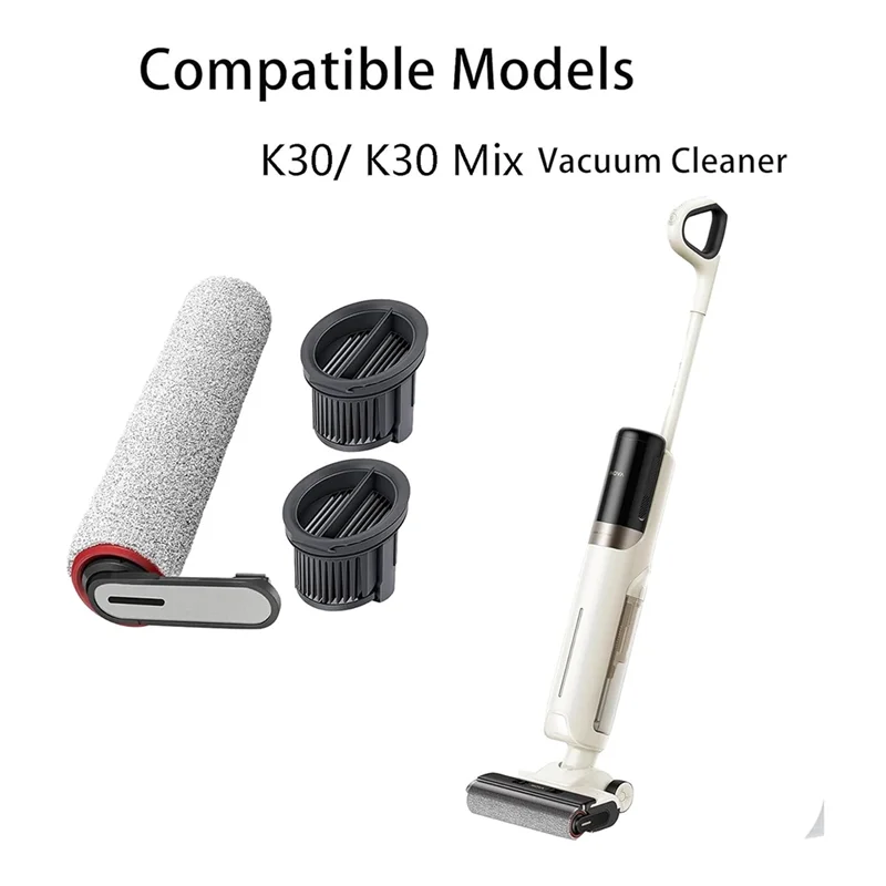 Piezas de repuesto de rollo de cepillo M04K para accesorio de aspiradora Mova K30