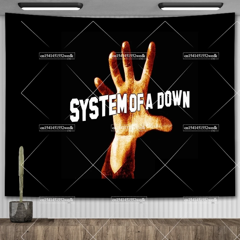 Proud Band System Of A Downs Tapestry Wall Hanging Hippie