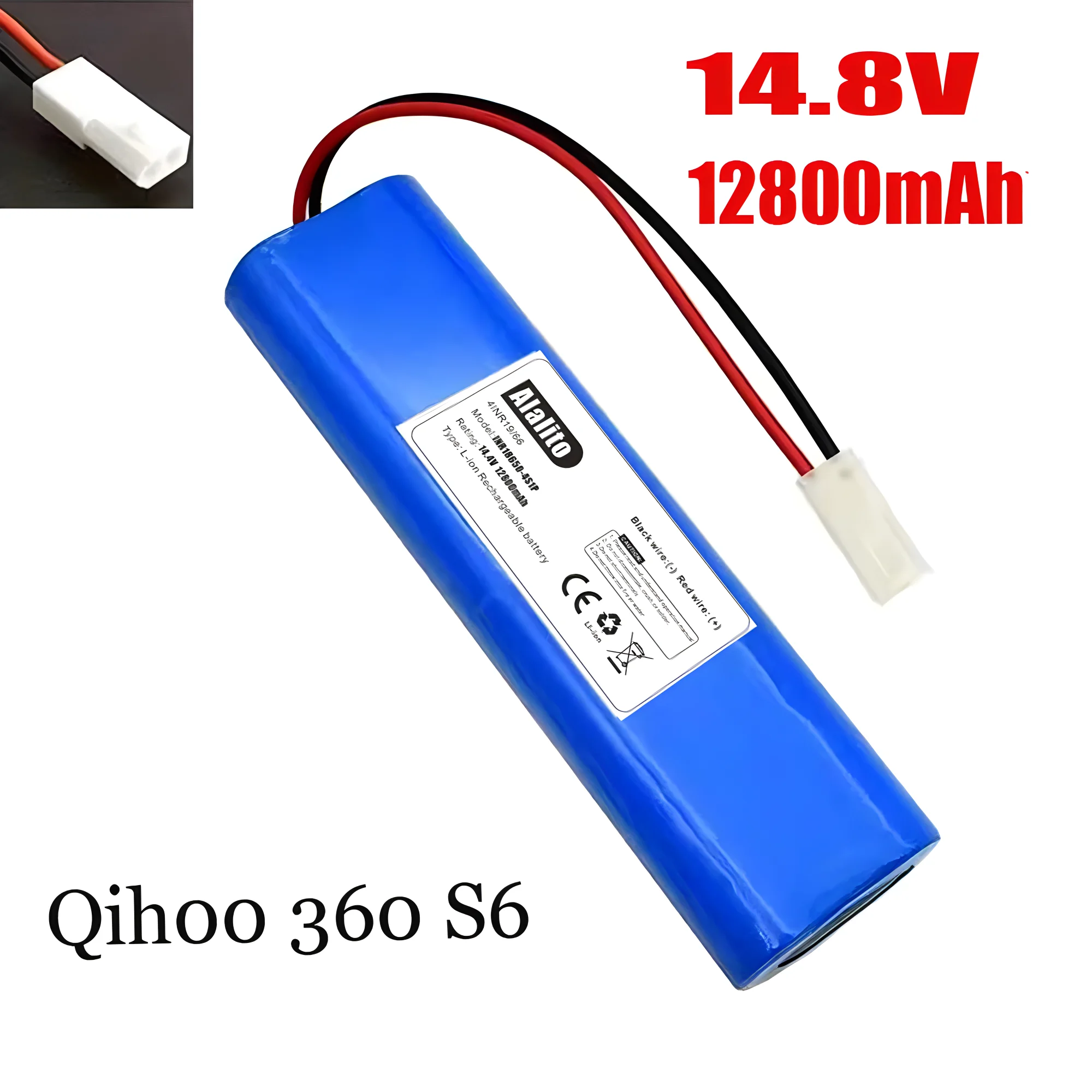 

14.4V 12800MAH 100% New Original Battery Pack Used for The Qihoo 360 S6 Robot Vacuum Cleaner of Components