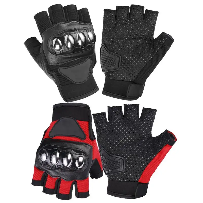 

Fingerless Motorcycle Gloves Enhance Ventilation Fingerless Glove Half Finger Bike Bicycle Outdoor Shooting Hiking Driving mitts