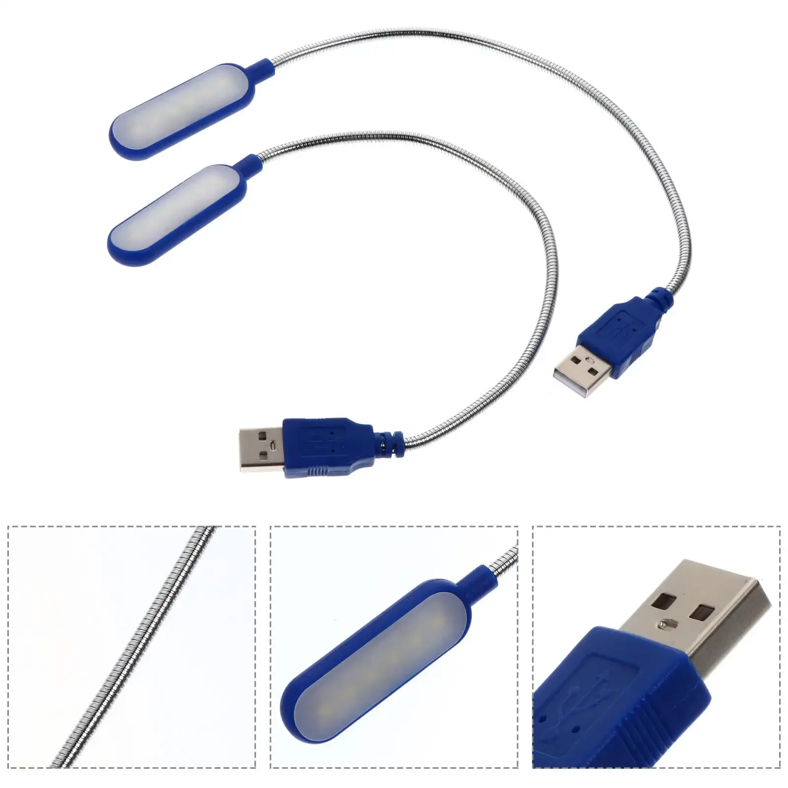 1pcs Portable Flexible USB Eye Protection Mini Night Light USB Computer Light Mini Laptop Lamp Lightweight USB LED Reading Lamp