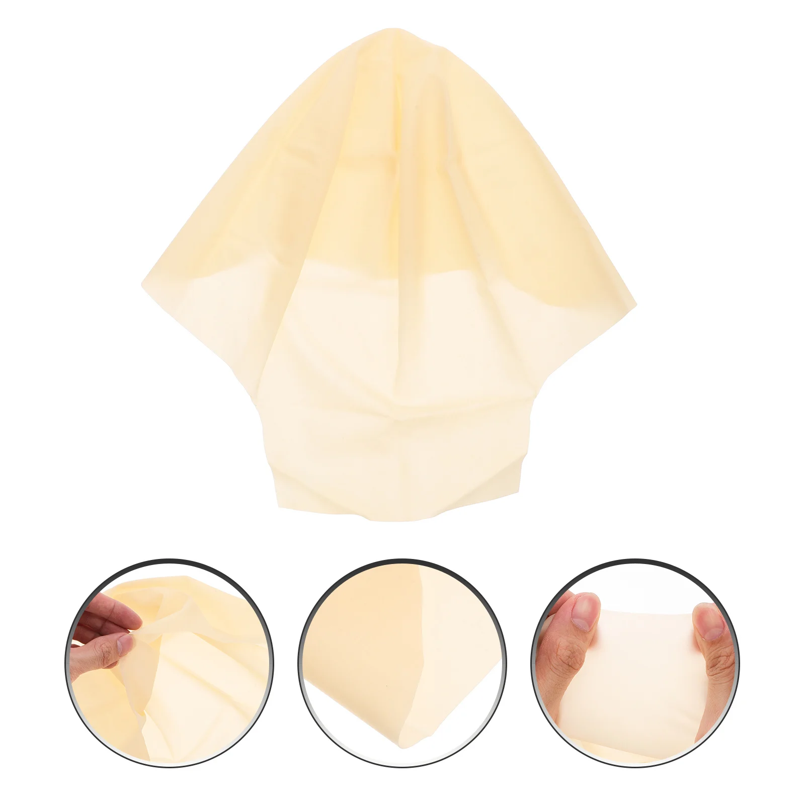 

One Size Bald Realistic Appearance Lightweight Comfortable Wear for Cosplay Events Prank Performance Supplies Bald Cosplay