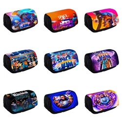 Basketball Famous Star Sports Theme Pencil Bag Nylon pencil case children black to school supplies High Quality stationery set