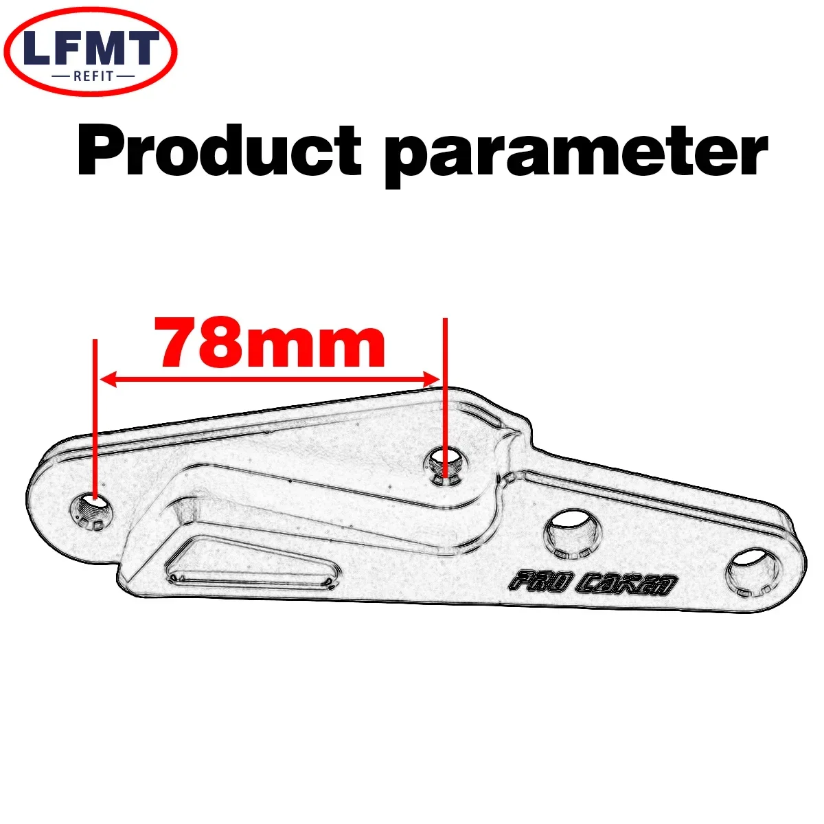 320MM Front Floating Brake Disc Brake Caliper Bracket For Honda CR 125 250 2002-2007 CRF 250R 450R 250X 450X 250RX 450RX 04-2023