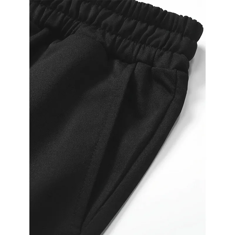 2-Pack Men Trousers Sports Pants Casual Summer Man Clothing Sweatpants Spring 2026 Light Weight Men's Adult Y2k Black Trousers - Image 4
