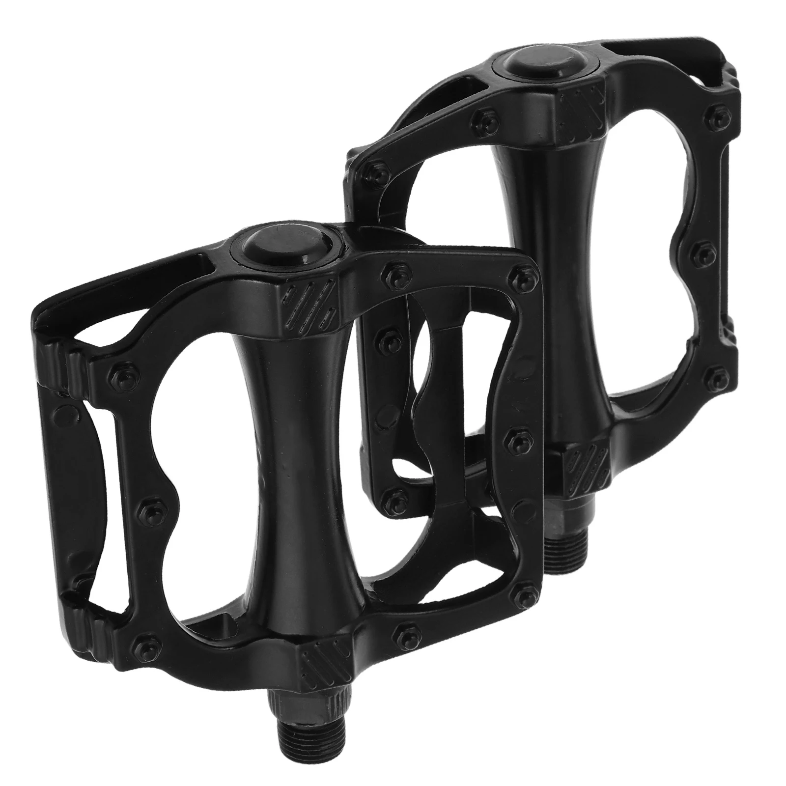 

1 Pair Durable Aluminum Alloy Bike Pedals Smooth Ball Bearing For Mountain Road Bikes Versatile Efficient Cycling Accessories