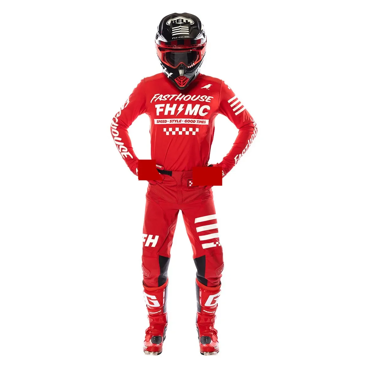 Conjunto de Jersey y pantalón todoterreno para motocicleta, conjunto de equipo de Motocross, ATV, FH, MX, Helium, FXR