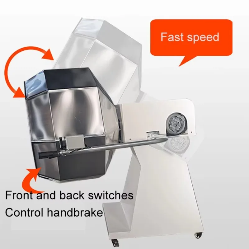 HN QDMECH Commercial Use Peanut Corn Chips Snack Octagonal Mixing Machine Seasoning Machine Flavoring Mixer