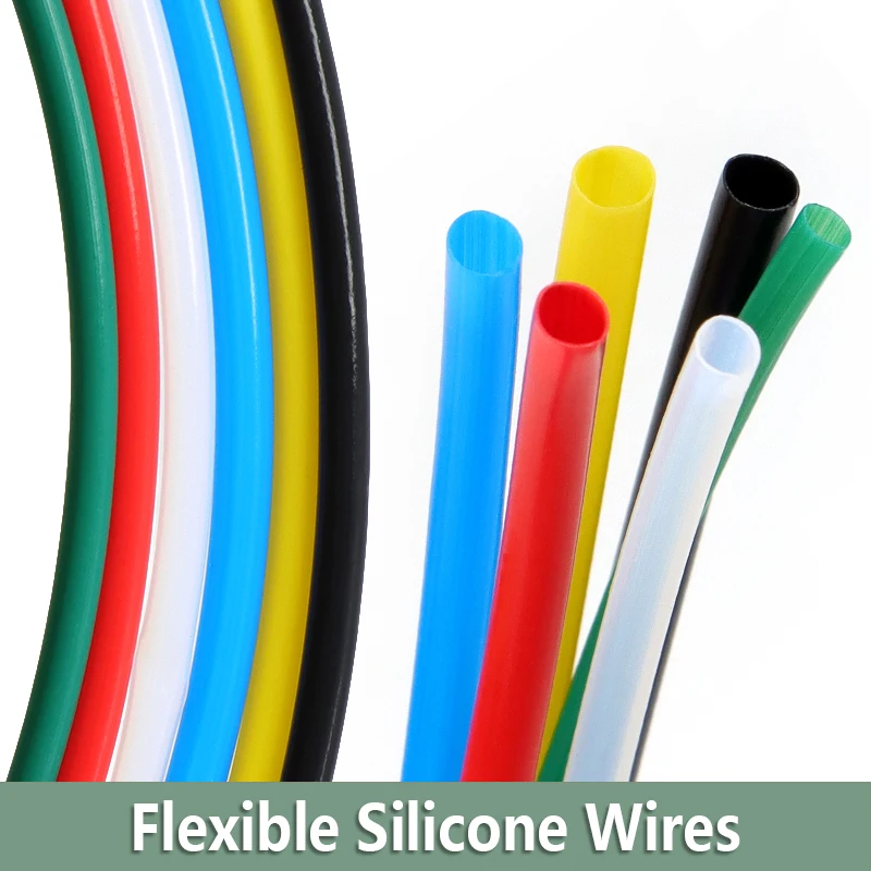 3/10m L-Type PTFE Tubing 150V ID 0.3mm ~ 3.38mm High Temperature Corrosion Resistant Pipe FEP Insulated Capillary Heat Protector