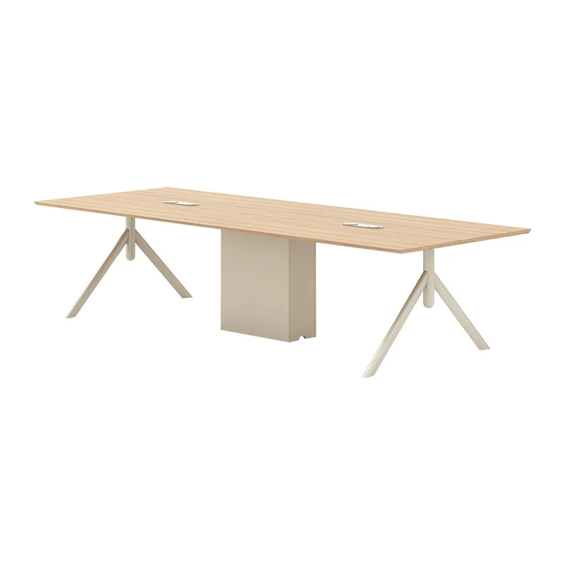 Modern small conference room table and chair combination, meeting and office negotiation tables