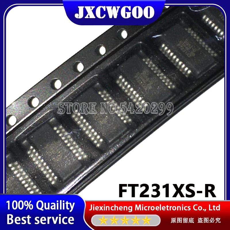 5PCS 100% New original FT231XS-R FT231XS SSOP20 Interface chip /USB to serial port