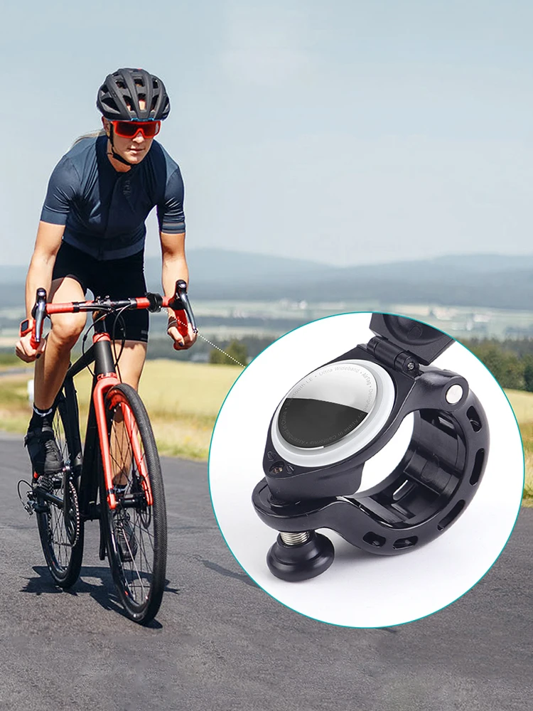 

Велосипедный звонок для Apple AirTag, алюминиевый сплав, противоугонный звонок на руль для горного и шоссейного велосипеда