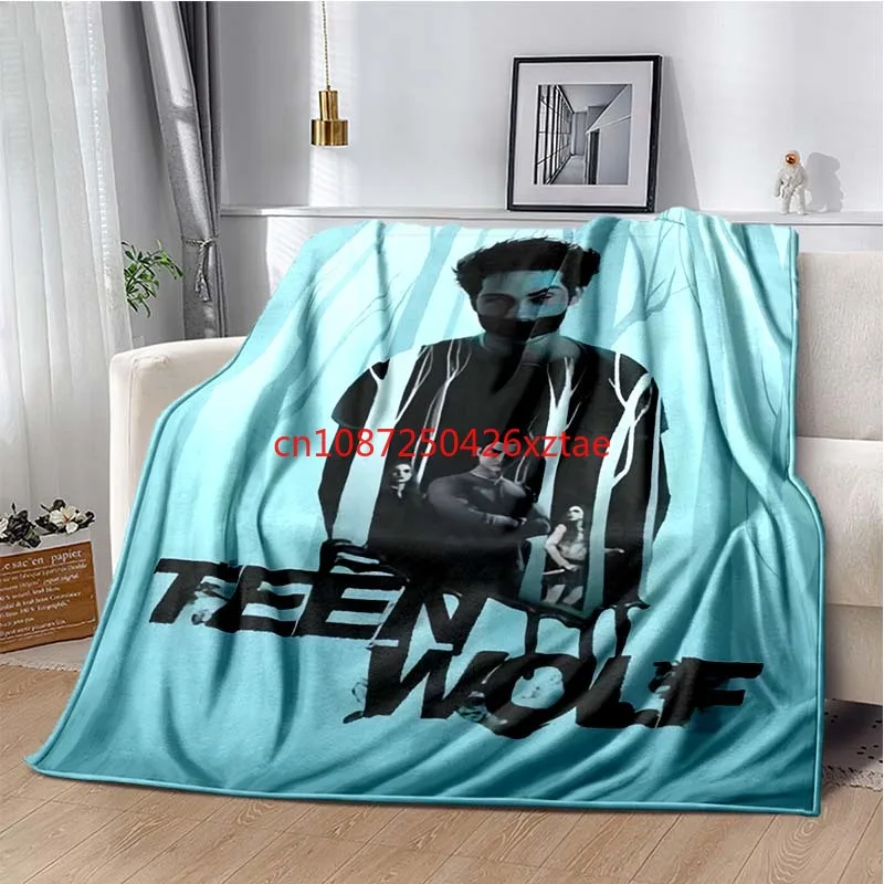 Movie TT-Teen W-Wolf Logo Blanket Lightweight Warm Insulation Sofa Bed Office Car Knee Pads Blankets,Decke