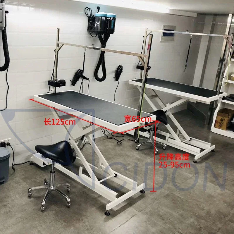 

Стол для красоты с Электрическим Подъемом для собак, косметика для стрижки волос, модельная ванночка