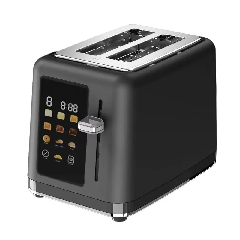 1/2/3/4-Slice Smart Touch Toaster with Color Screen Display, 6 Browning Levels, Adjustable Settings for Bagels, Breads,