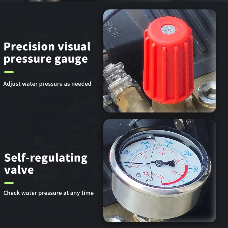 آلة تنظيف المجاري لغسالة الصرف بالضغط العالي 500Bar 37P #4